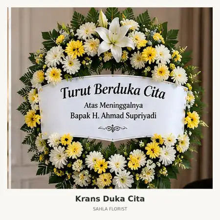 Krans Bunga Duka Brebes Kota